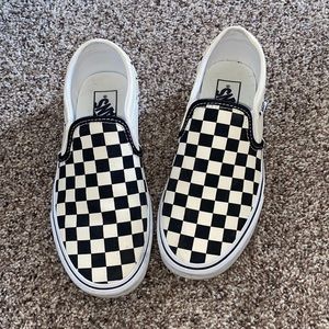 Checkered Vans Sneakers